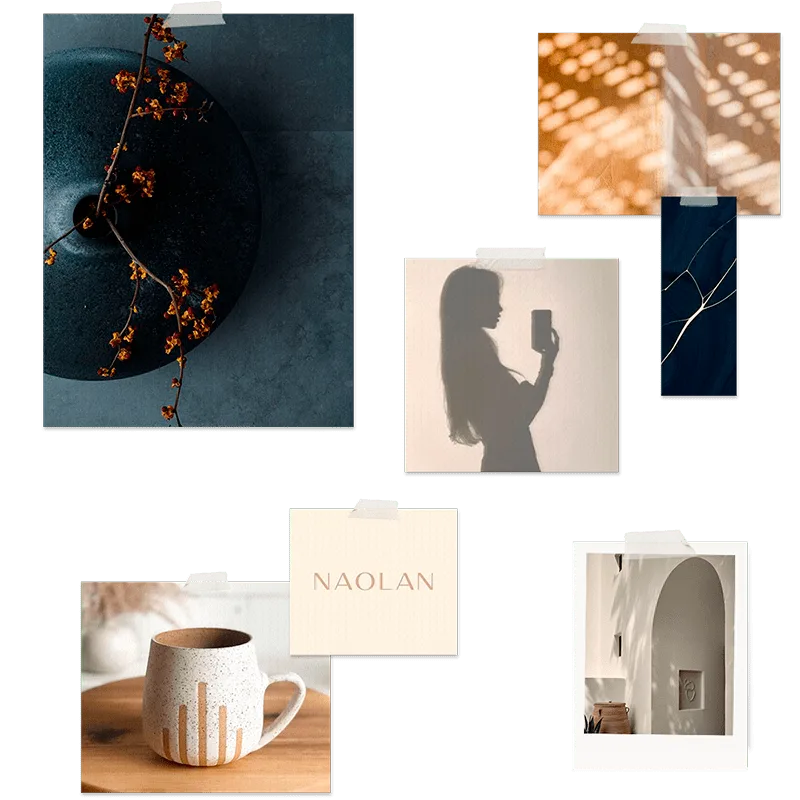 Logotypes d'une marque éthique et d'une coach